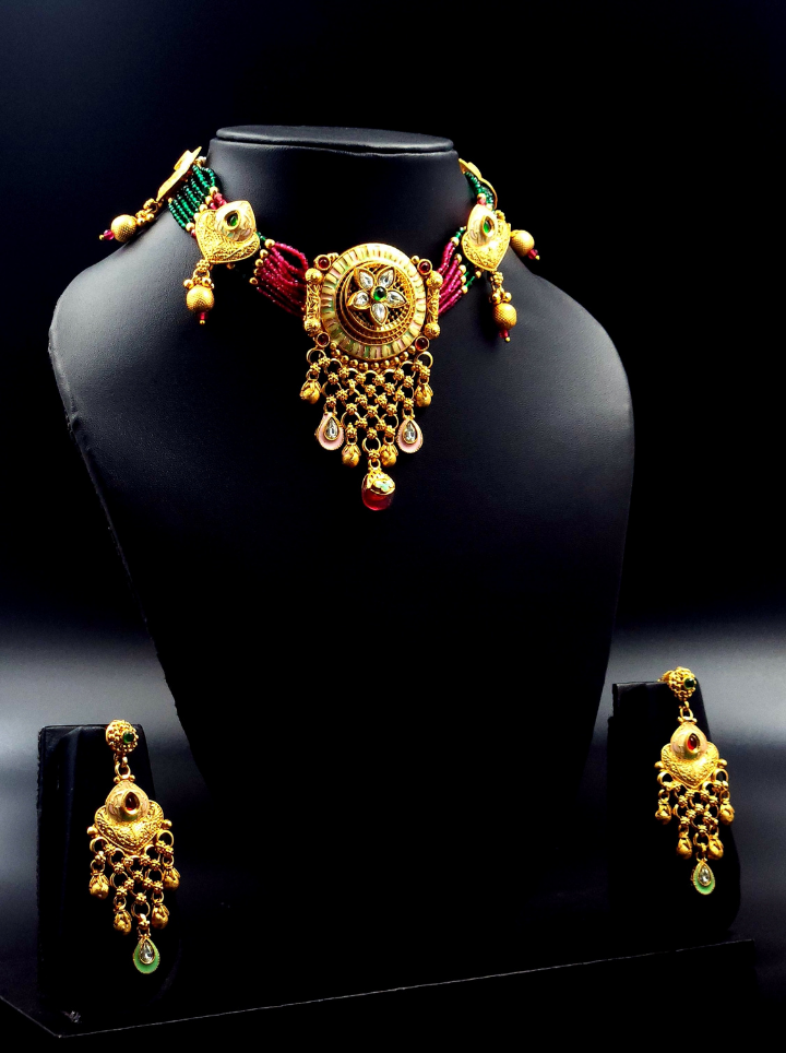 Rani Haar Rajwadi Choker Set