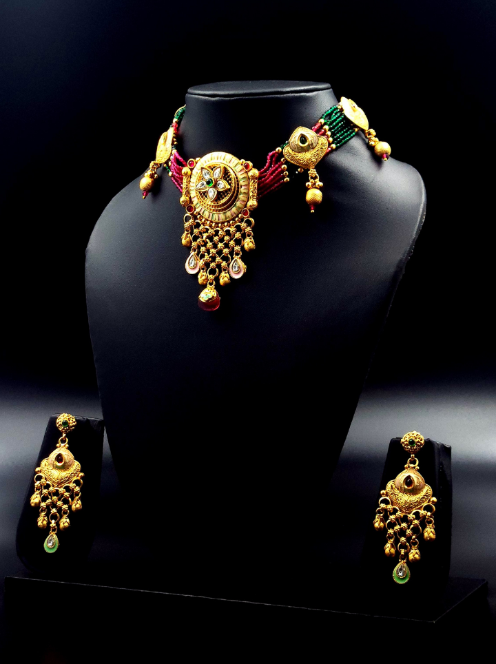 Rani Haar Rajwadi Choker Set