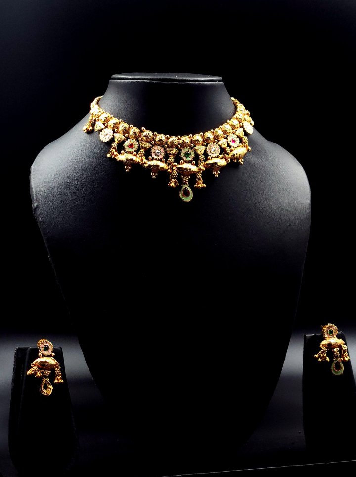 Nikah Meenakari Choker