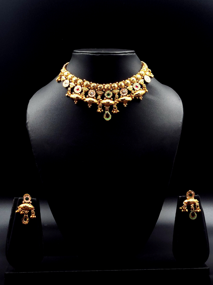 Nikah Meenakari Choker