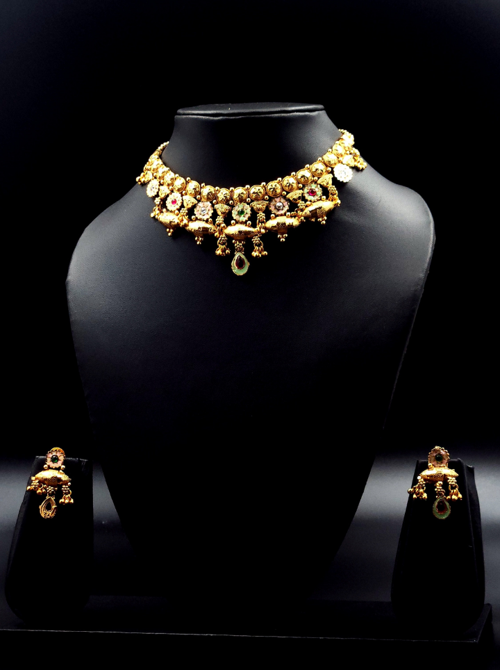 Nikah Meenakari Choker