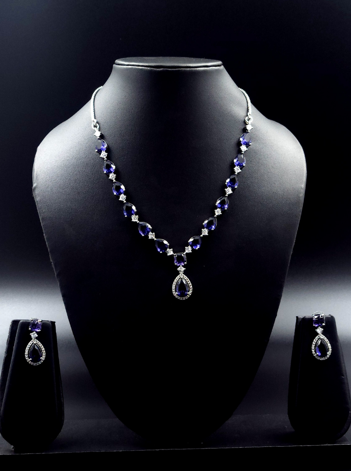 Sapphire American Diamond Jewellery