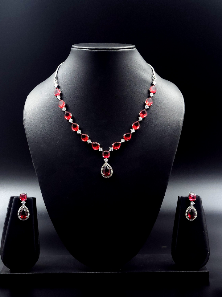 Ruby American Diamond Jewellery