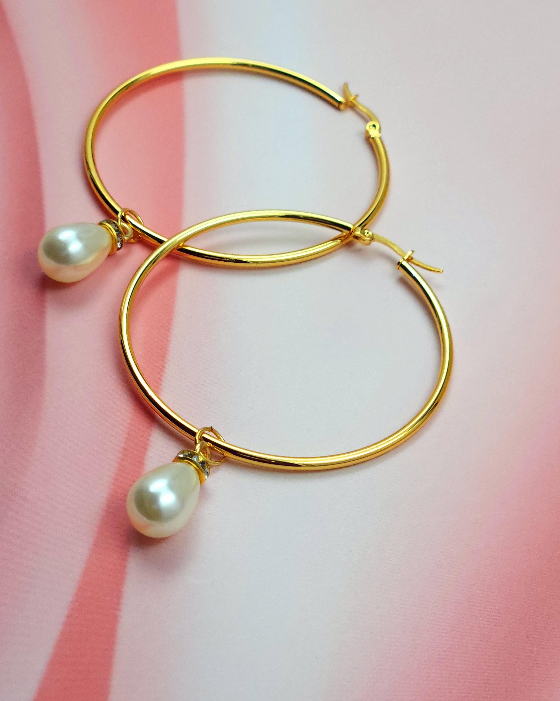 Bow Hoop Earrings