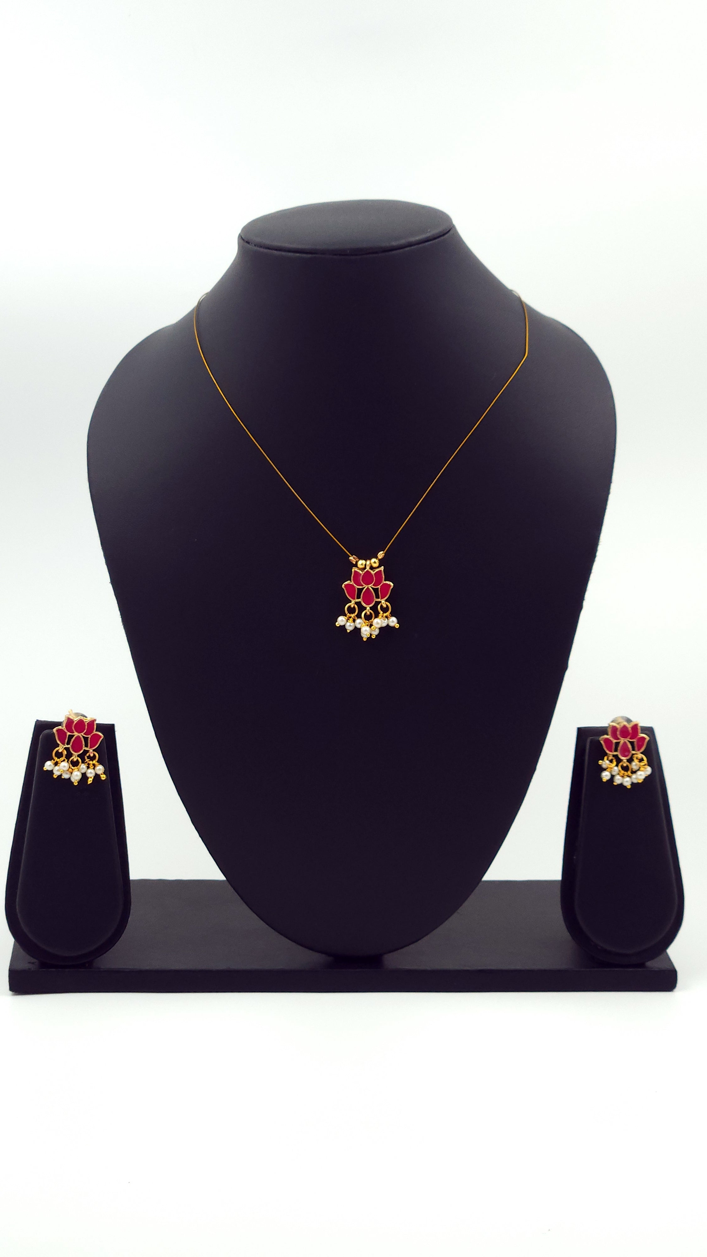 Invisible Lotus Necklace
