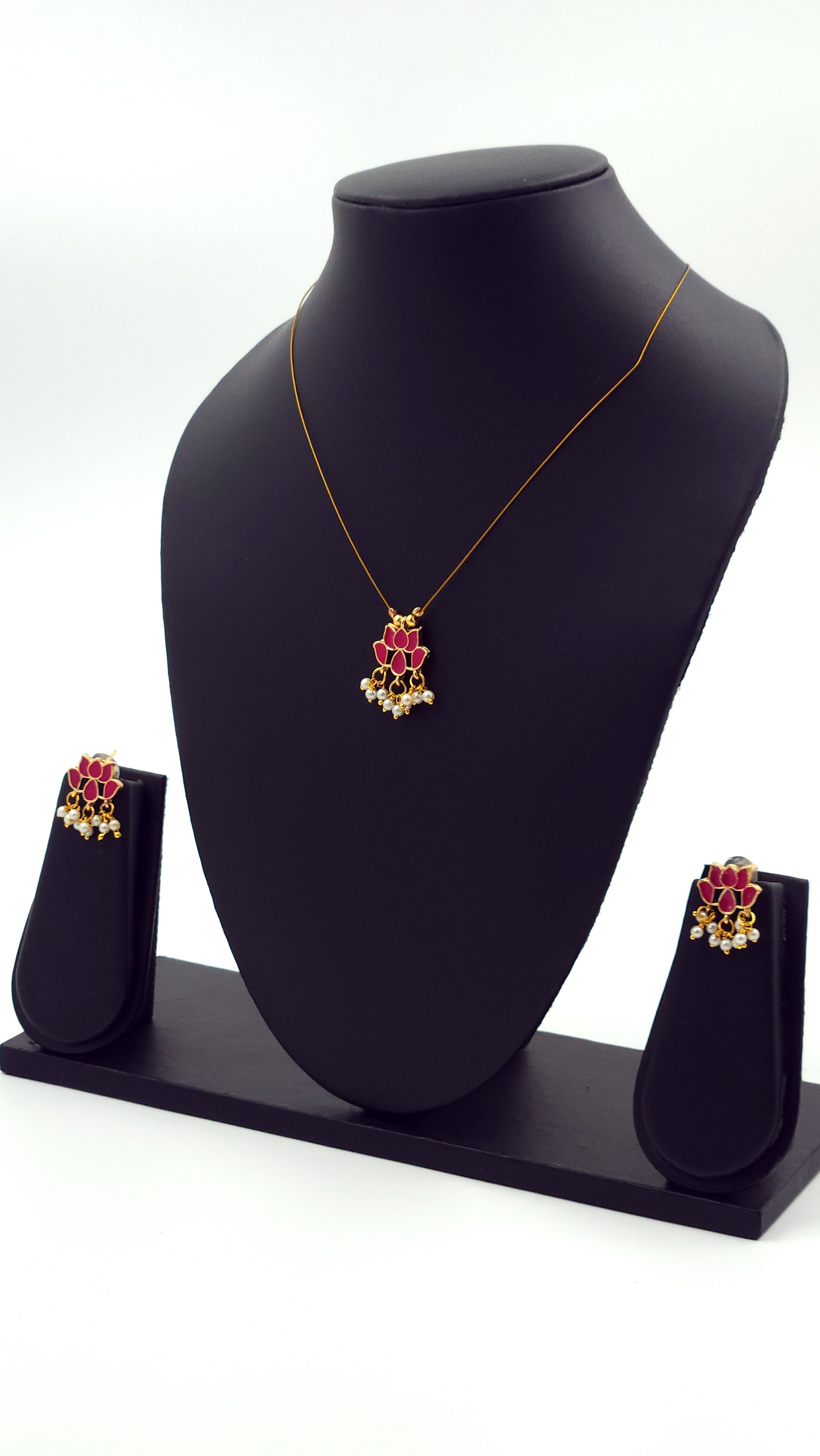 Invisible Lotus Necklace