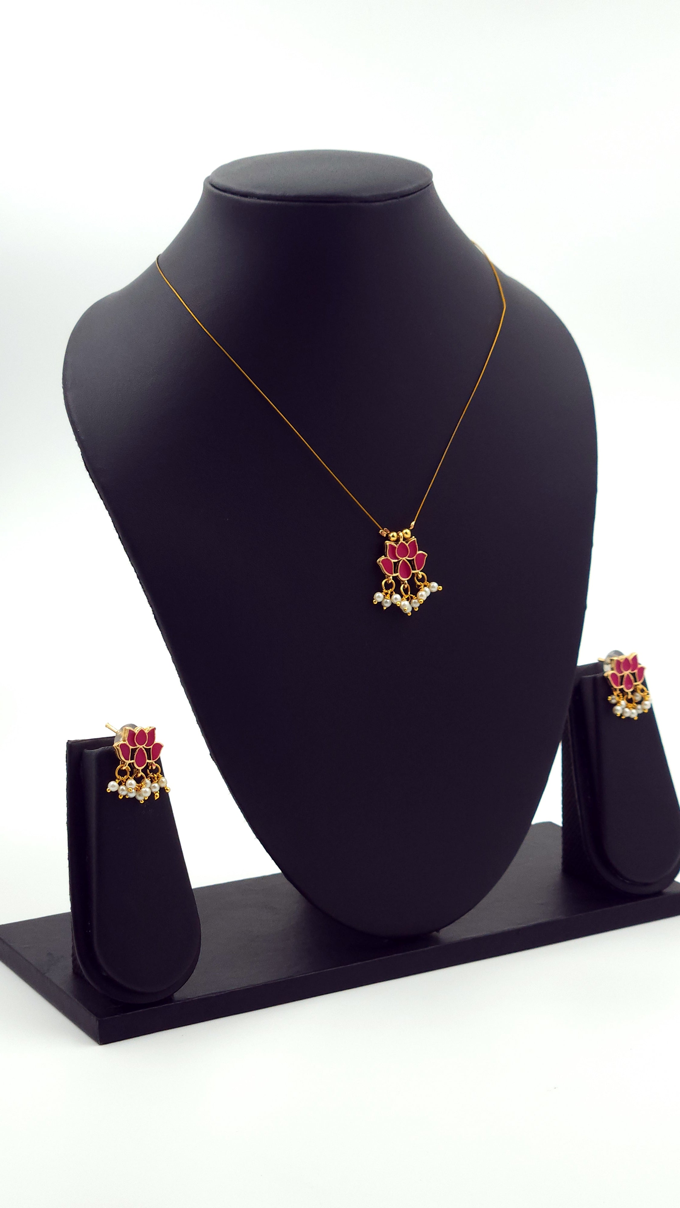 Invisible Lotus Necklace