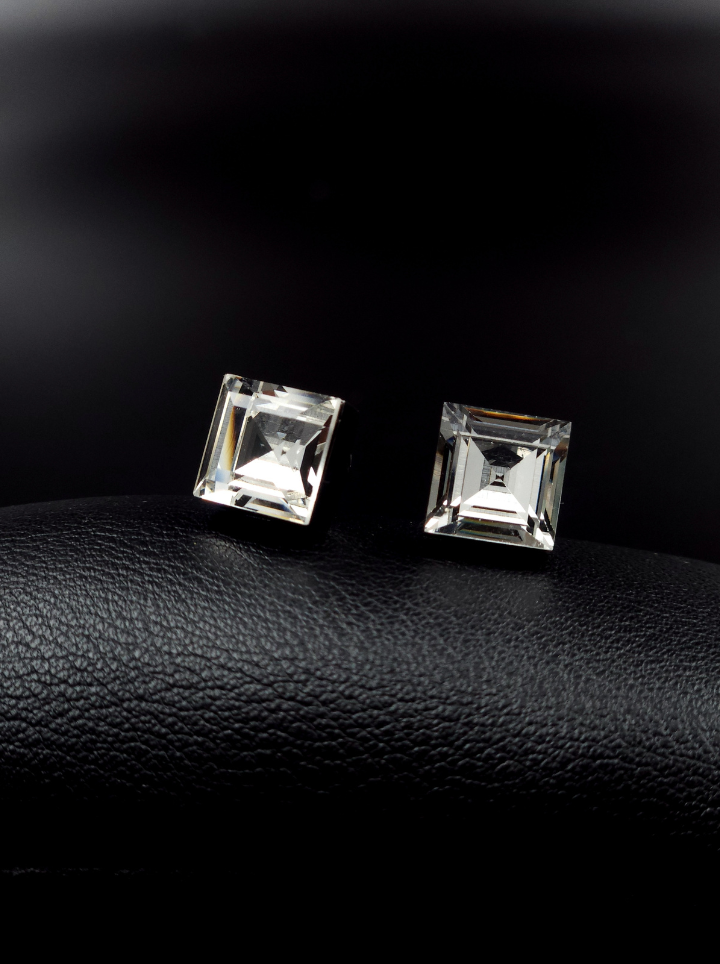 White Stone Stud