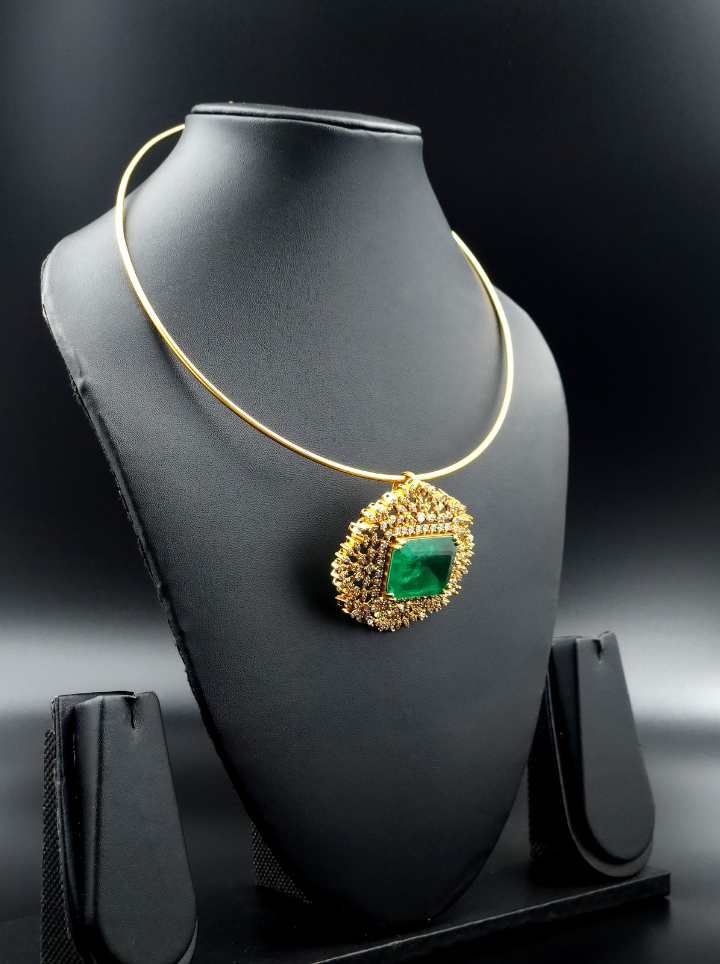 Hasli Square AD Stone Neckpiece
