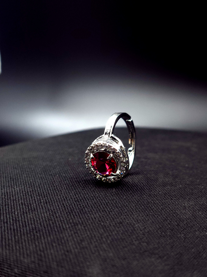 Ruby Radiance Adjustable Ring
