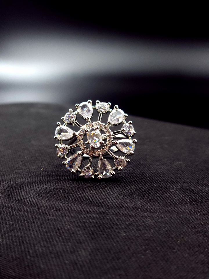 Maharani Jadau Adjustable  Ring