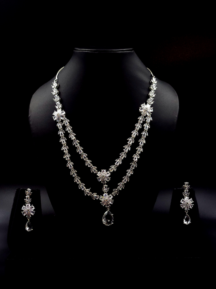 Party Ware Diamond Necklace Set