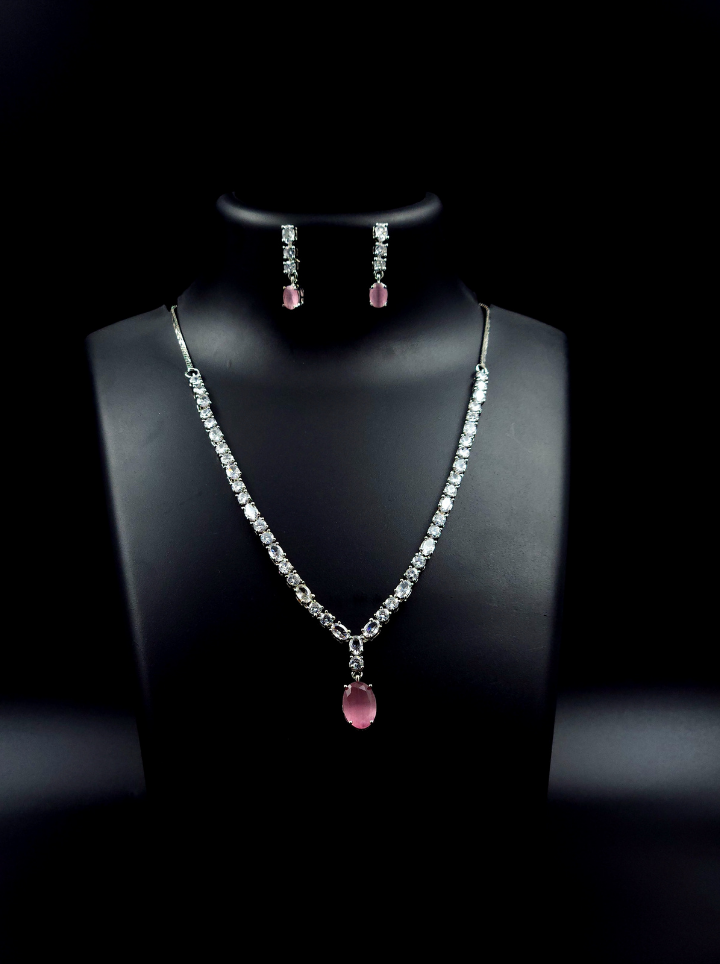 Pink Sapphire stone pendent