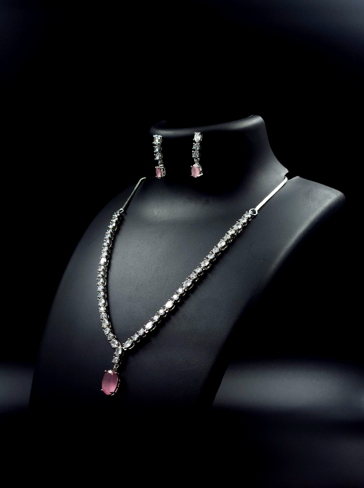 Pink Sapphire stone pendent