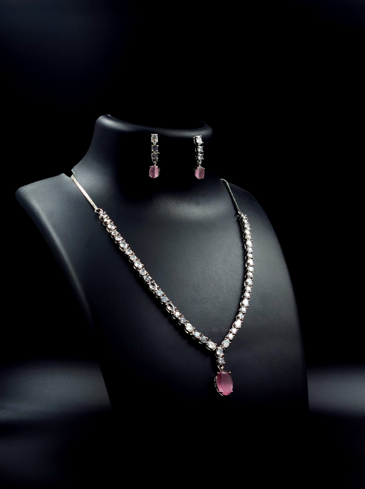 Pink Sapphire stone pendent