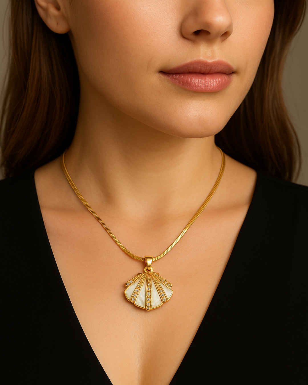 Golden Flower Neckpiece