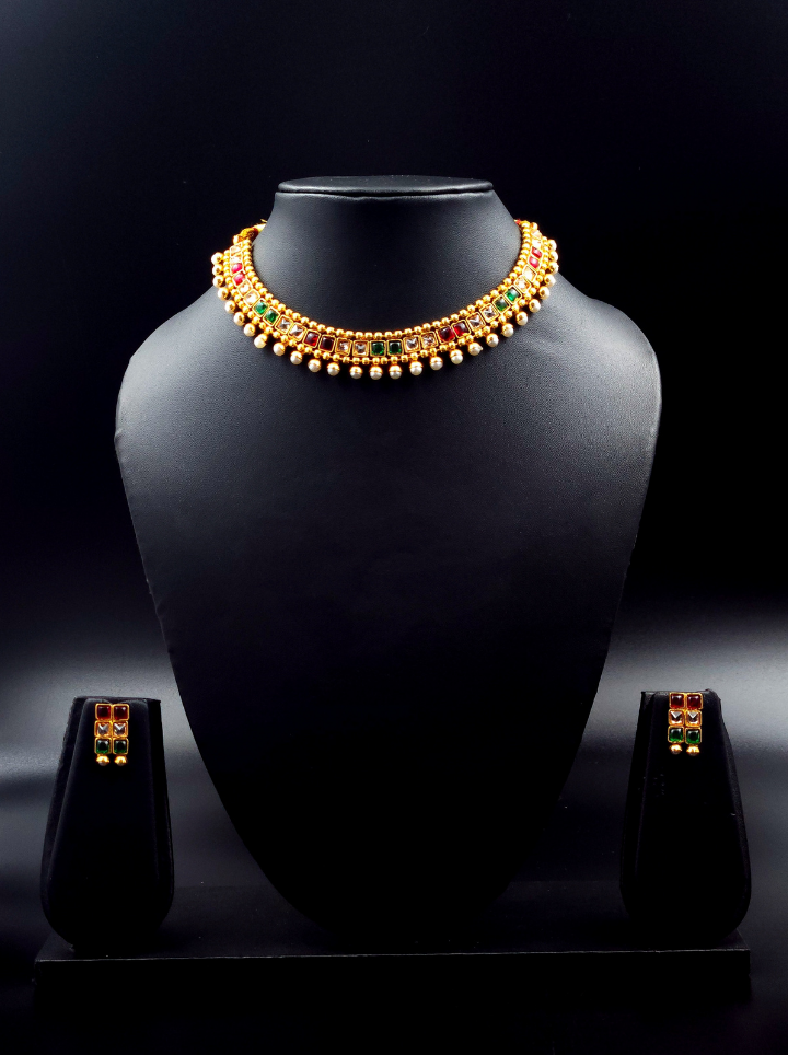 Multicolor Stone Necklace