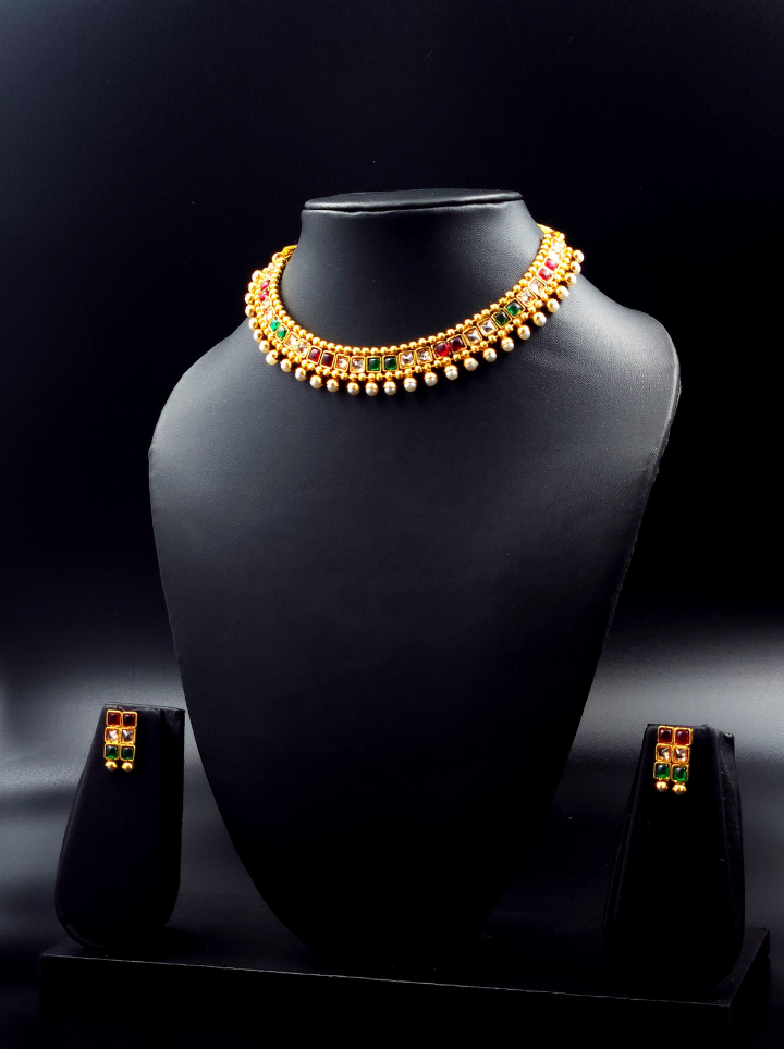 Multicolor Stone Necklace