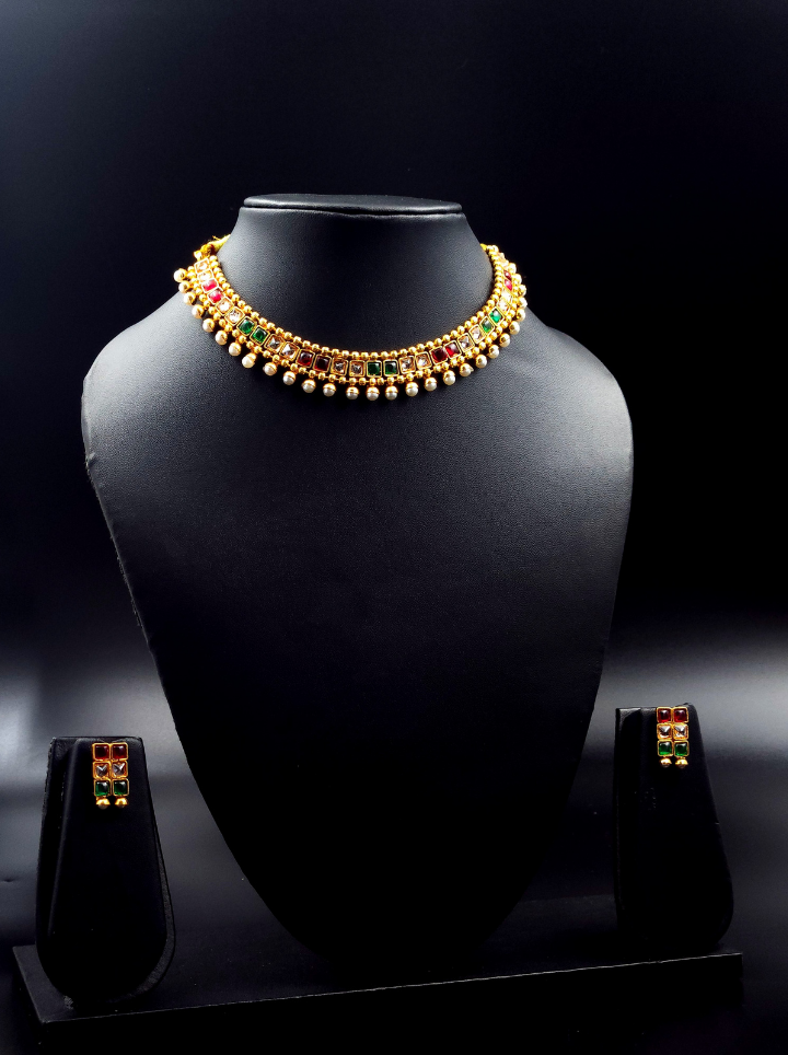 Multicolor Stone Necklace