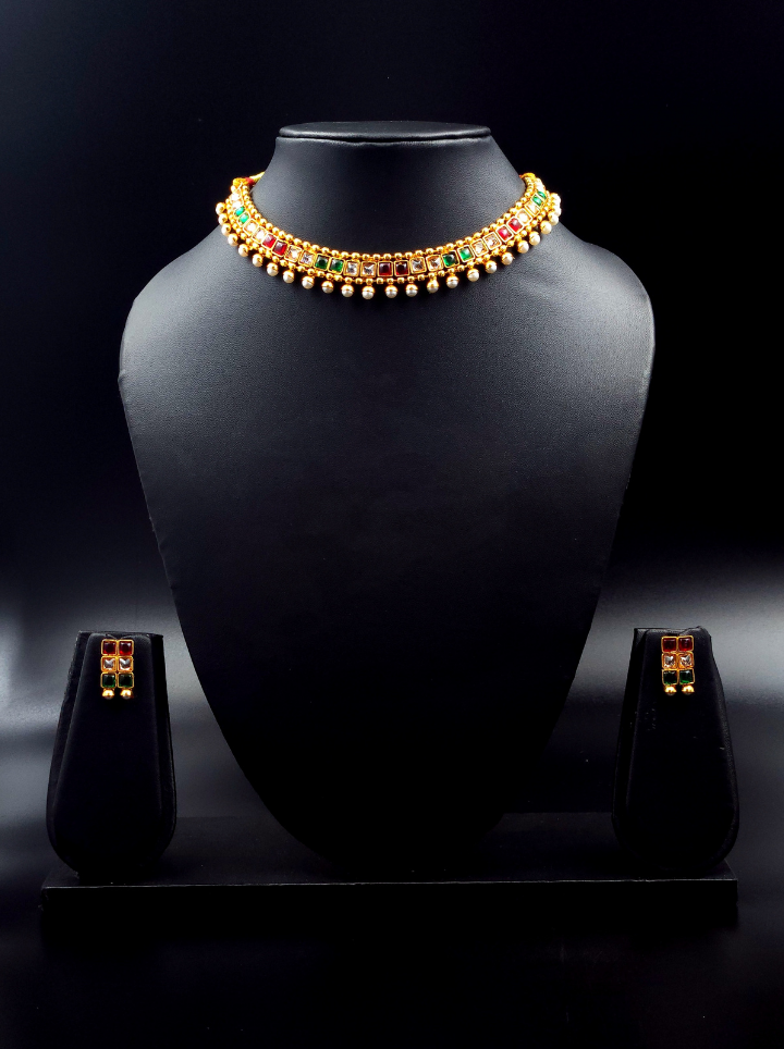 Multicolor Stone Necklace