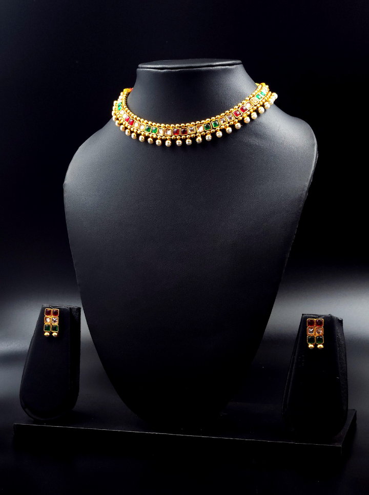Multicolor Stone Necklace