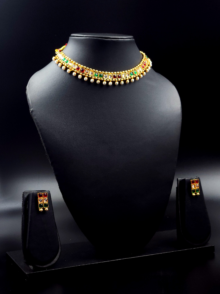 Multicolor Stone Necklace