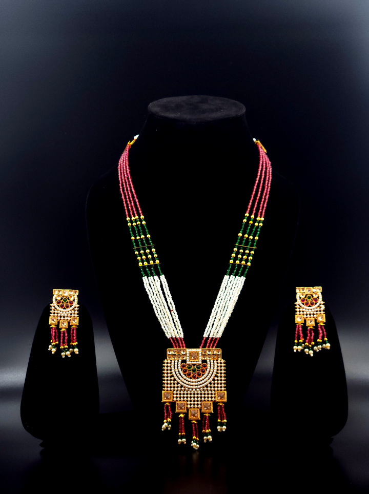 Meenakari Rajwadi Set
