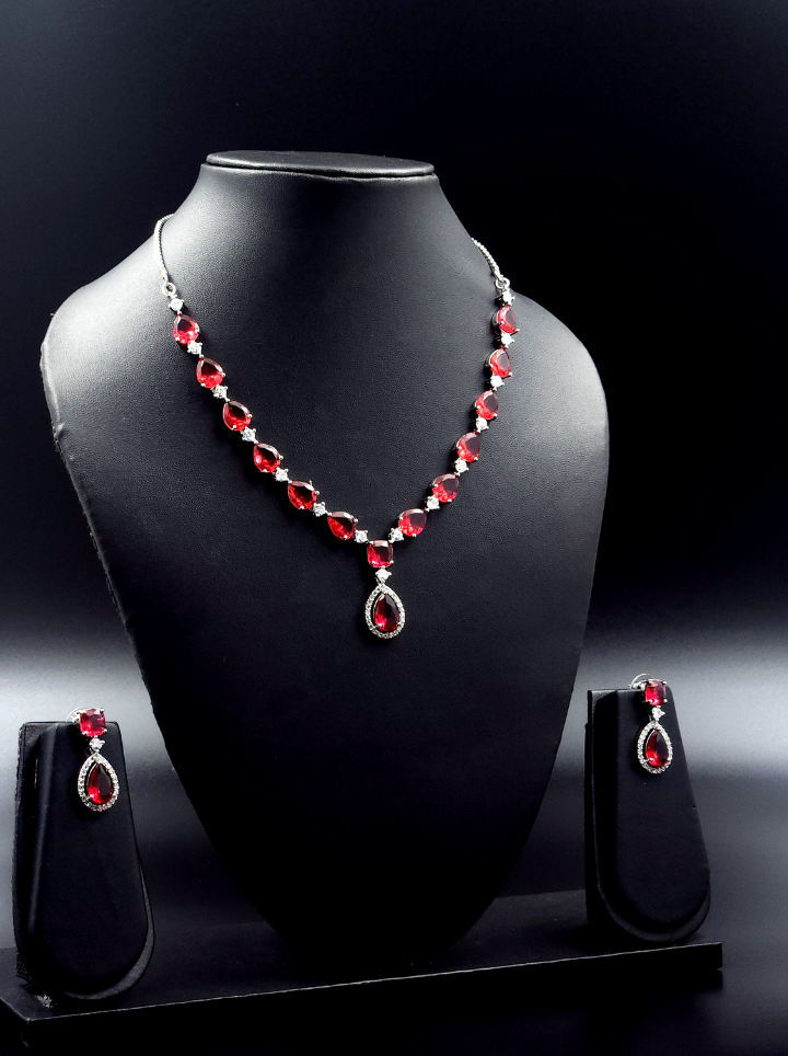 Ruby American Diamond Jewellery