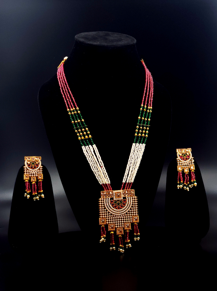 Meenakari Rajwadi Set