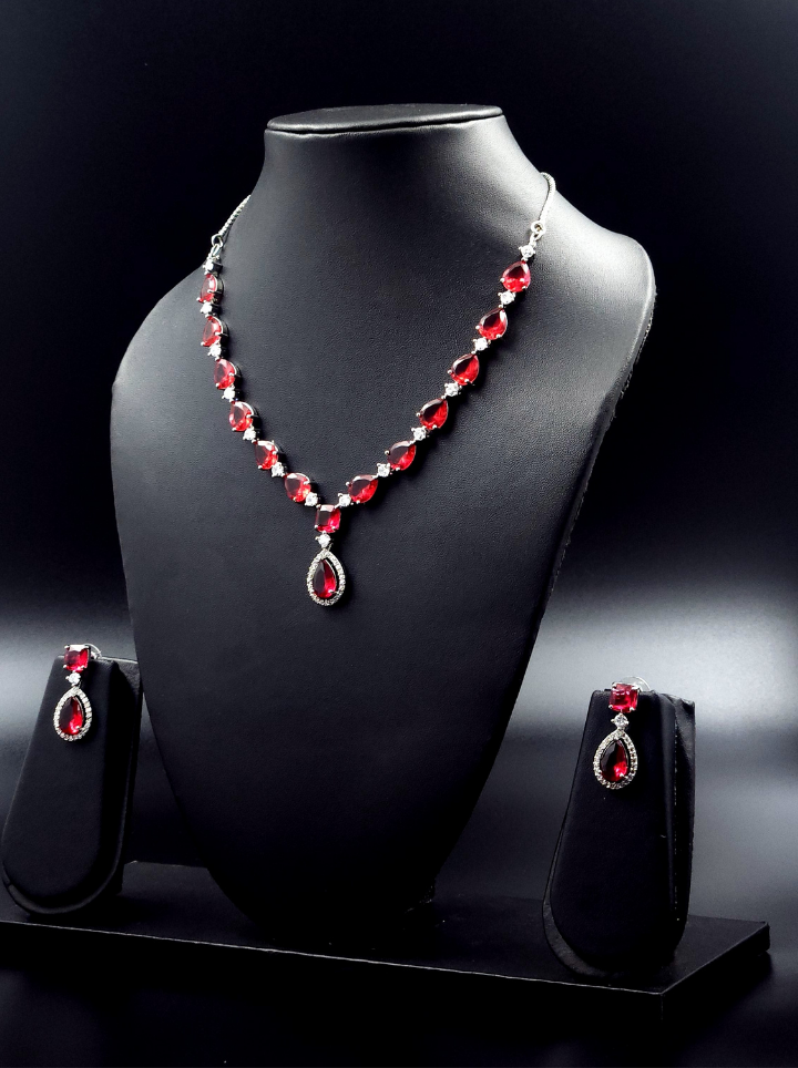 Ruby American Diamond Jewellery