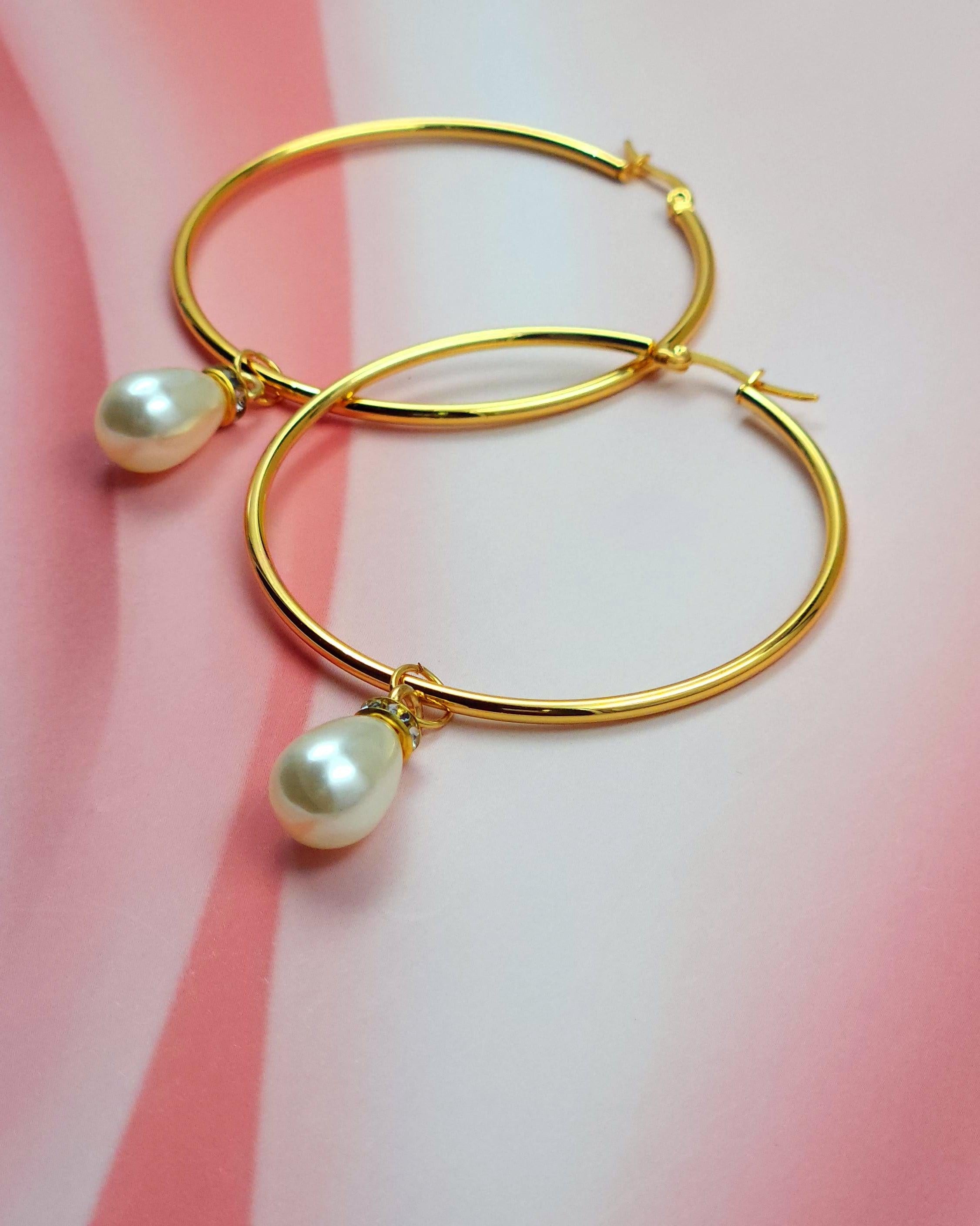 Bow Hoop Earrings