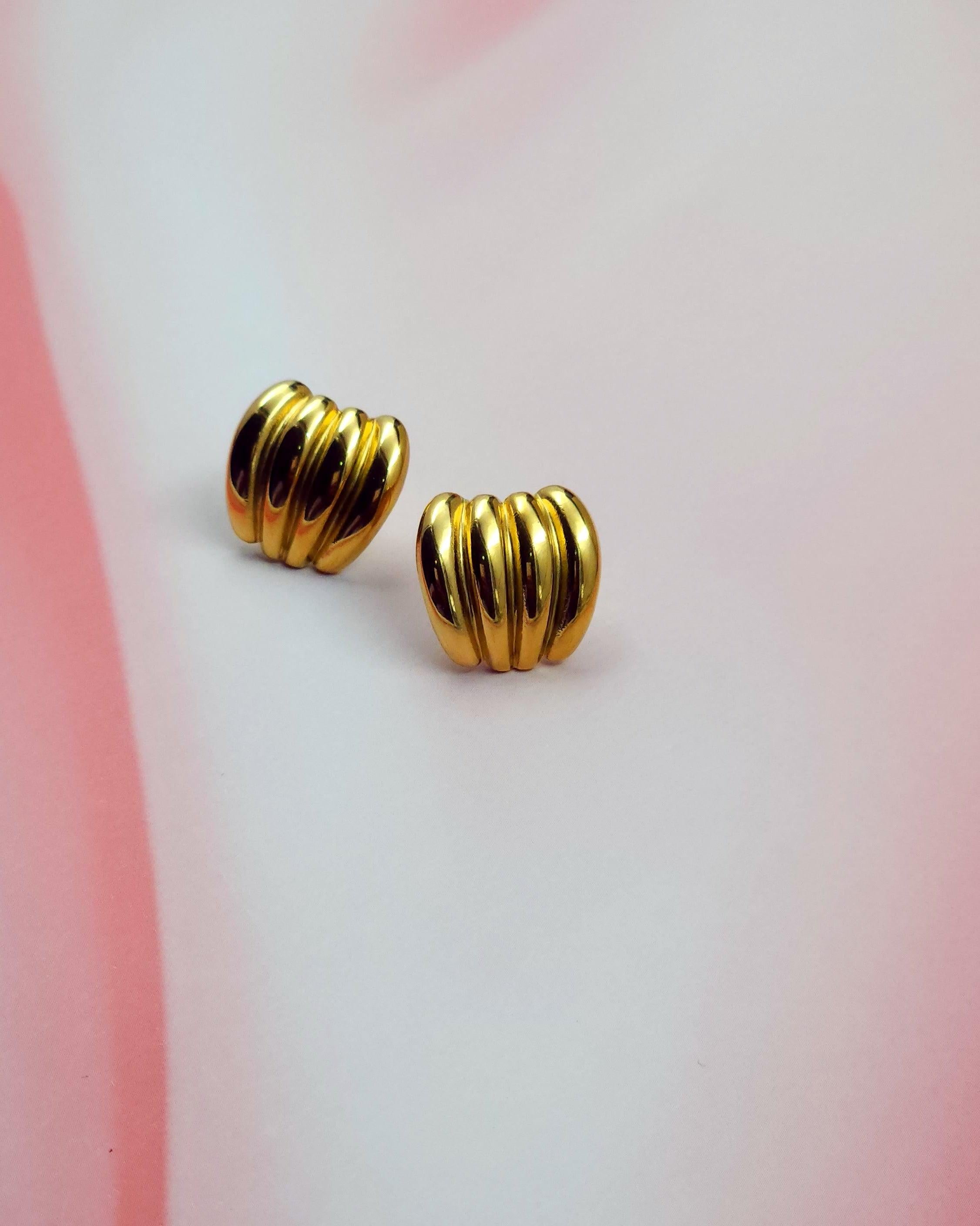 Forever Golden Stud Earrings