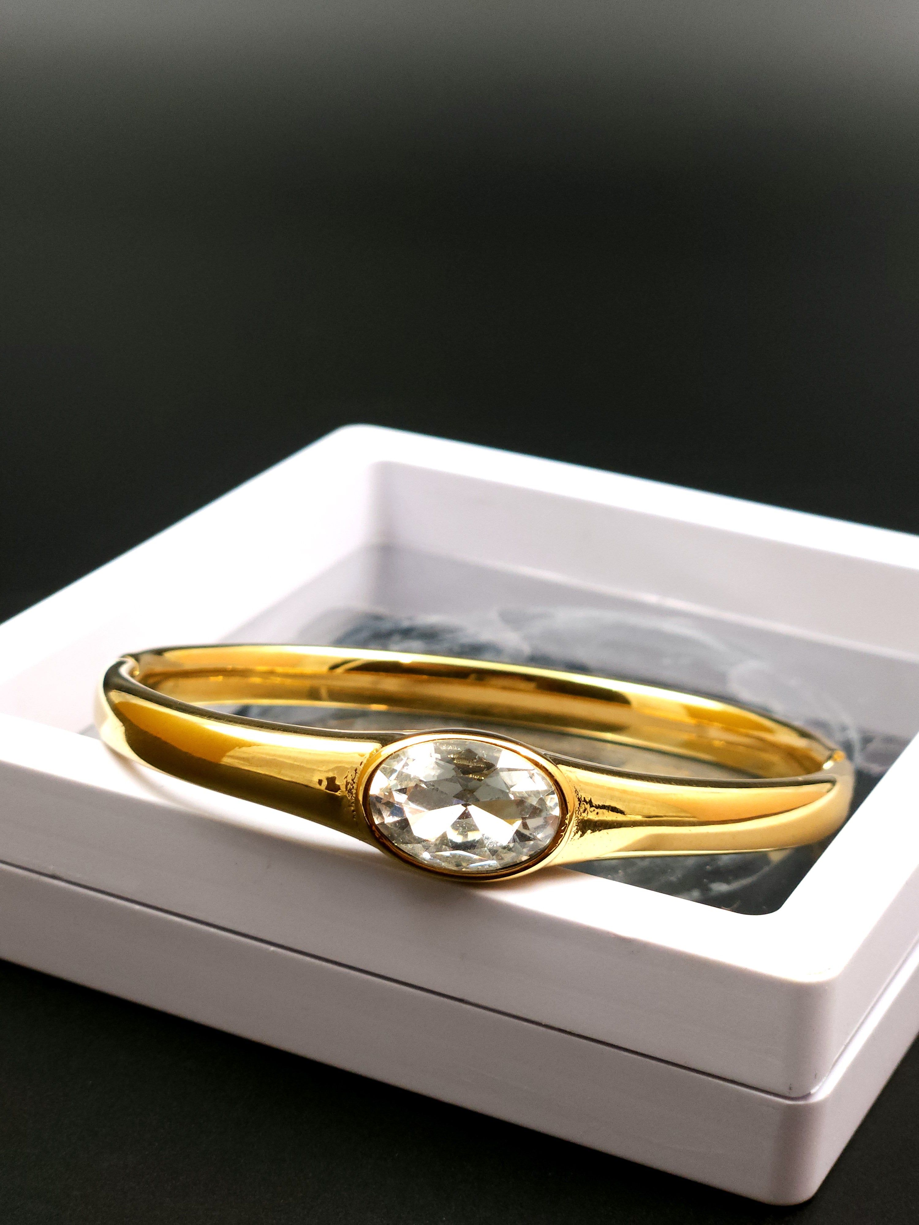 Mystic Hamsa Bracelet - White Stone