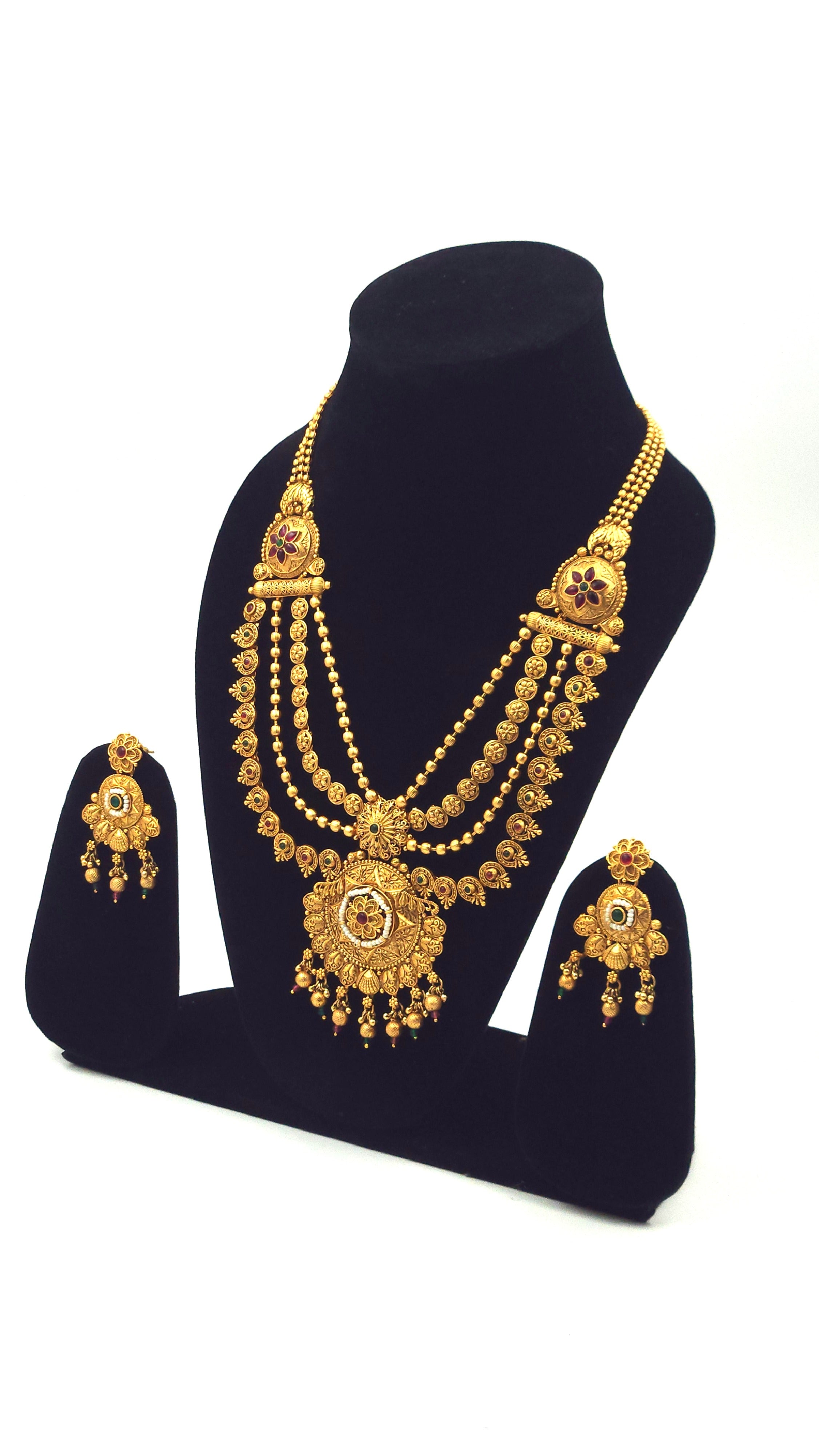 Ragini Golden Premium Bridal Neckpiece