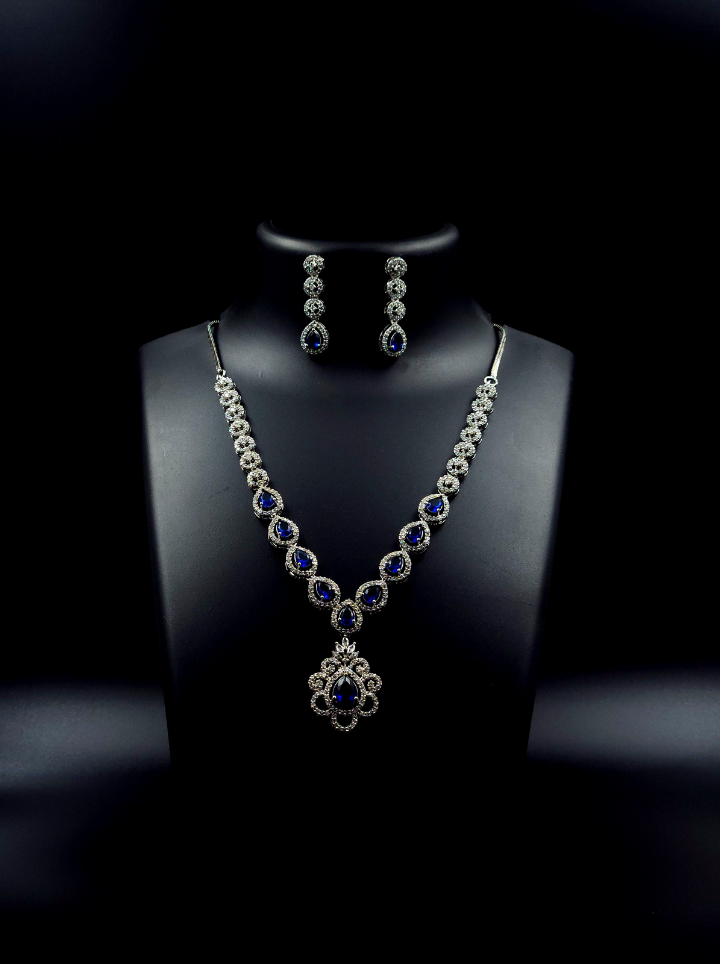 lolite Drop Pendent Necklace