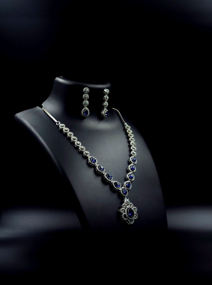 lolite Drop Pendent Necklace