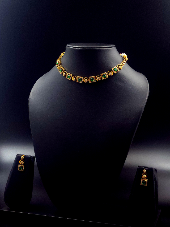 AD Green Necklace