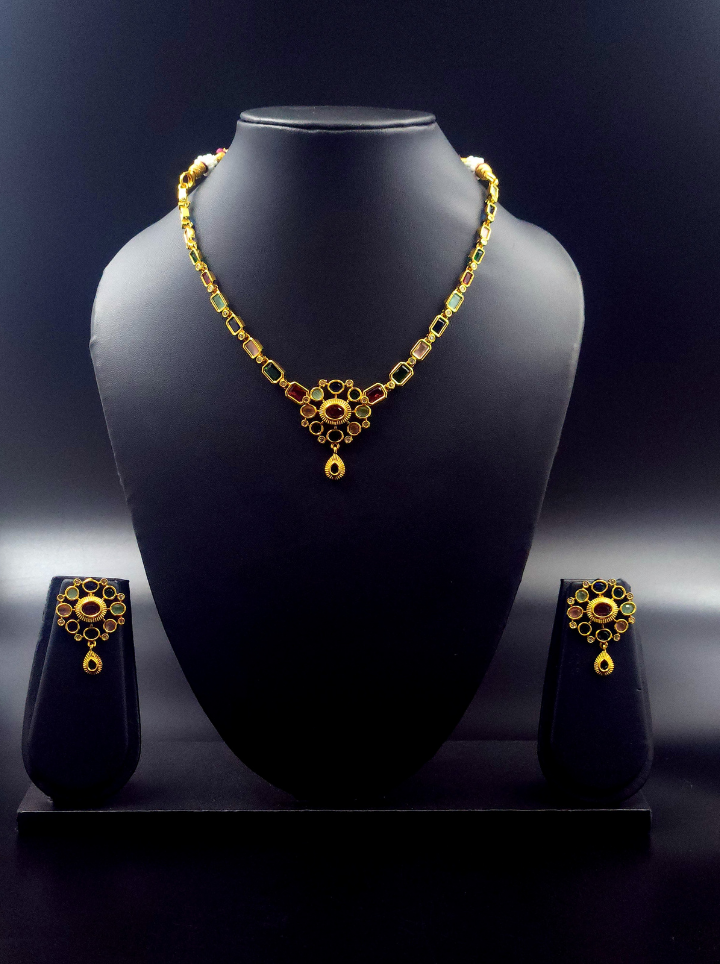 Multi Color Party pendent set