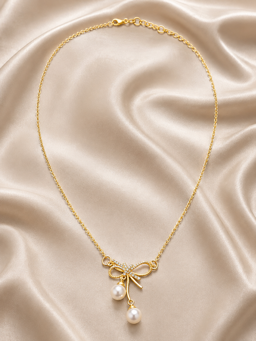 Daily Wear Peral Gold Chain