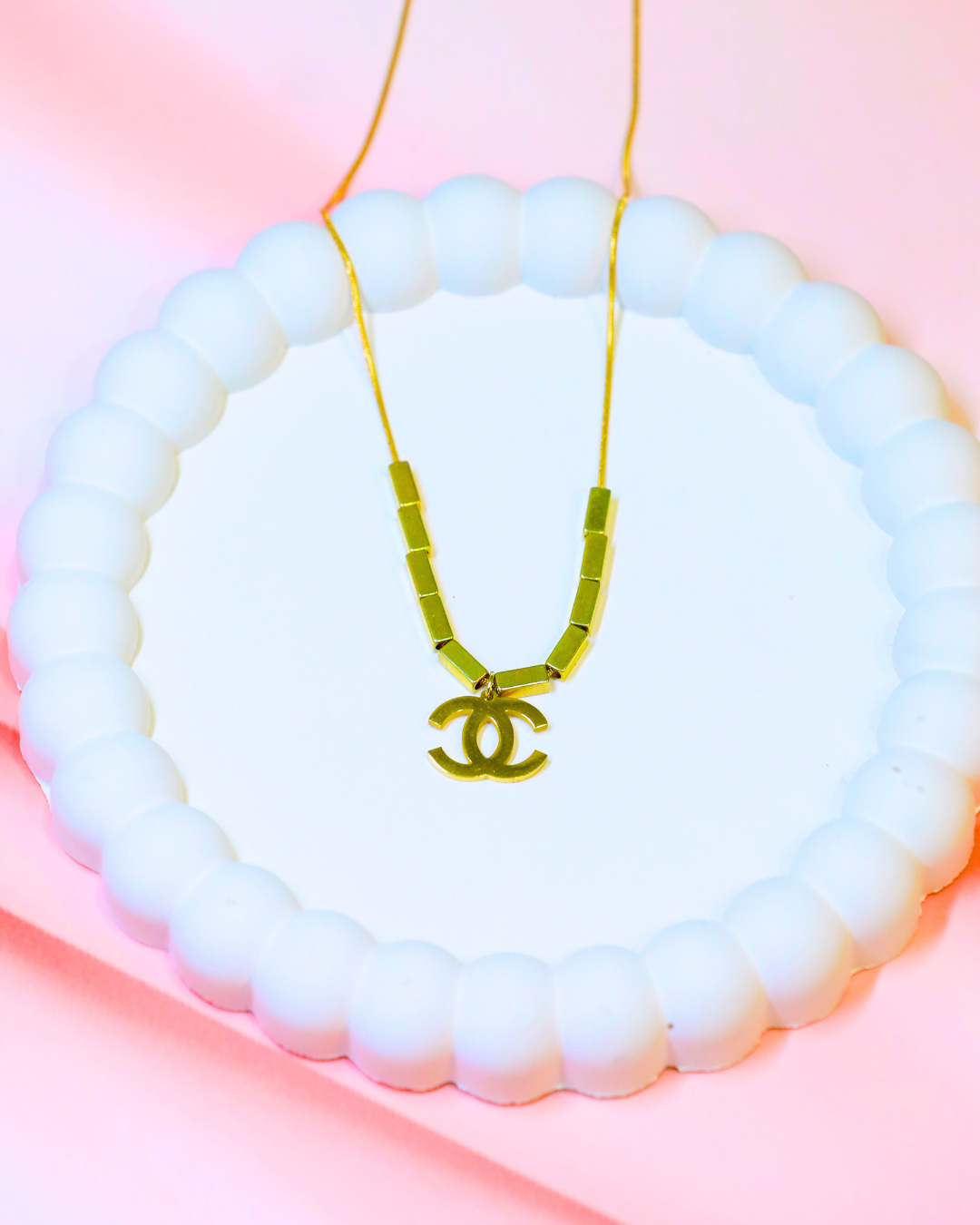 Shimmer Touch Gold Chain