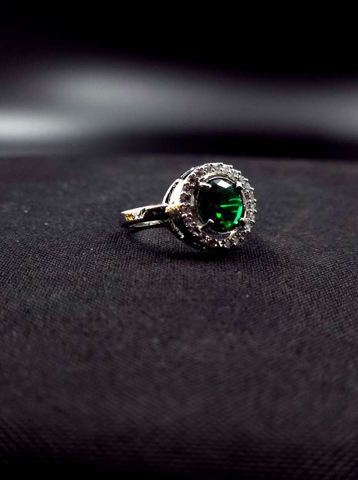 Twilight Sapphire Solitaire Adjustable