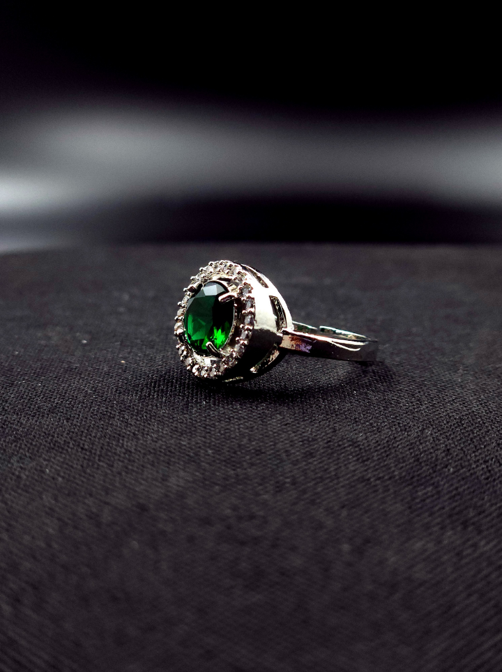 Twilight Sapphire Solitaire Adjustable