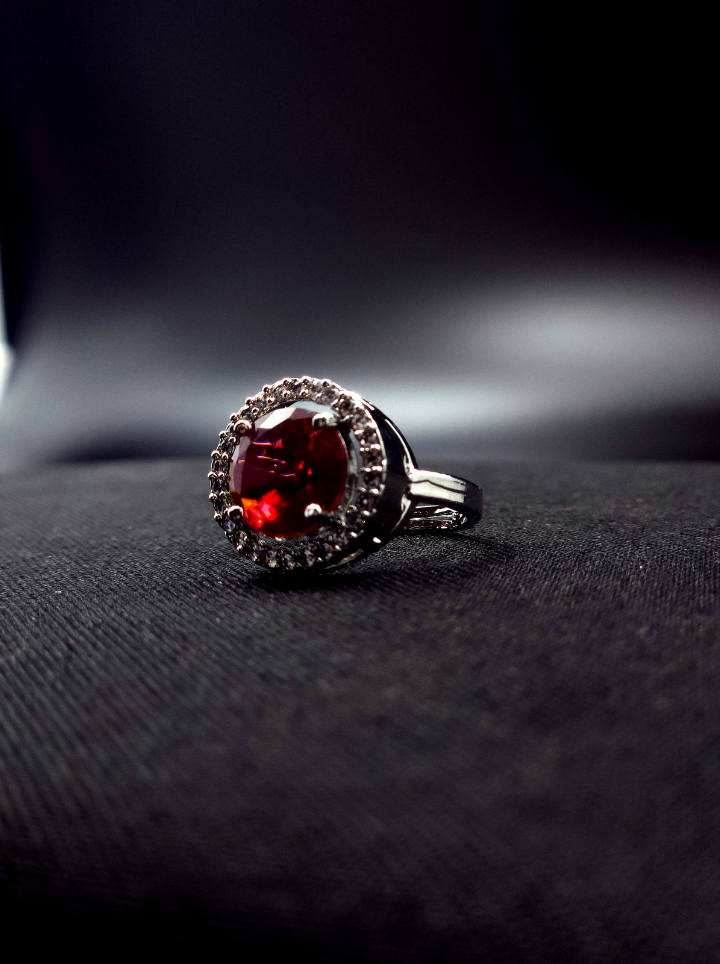 Pink Round Shape Ring