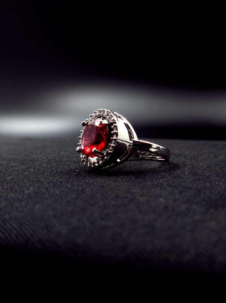 Pink Round Shape Ring