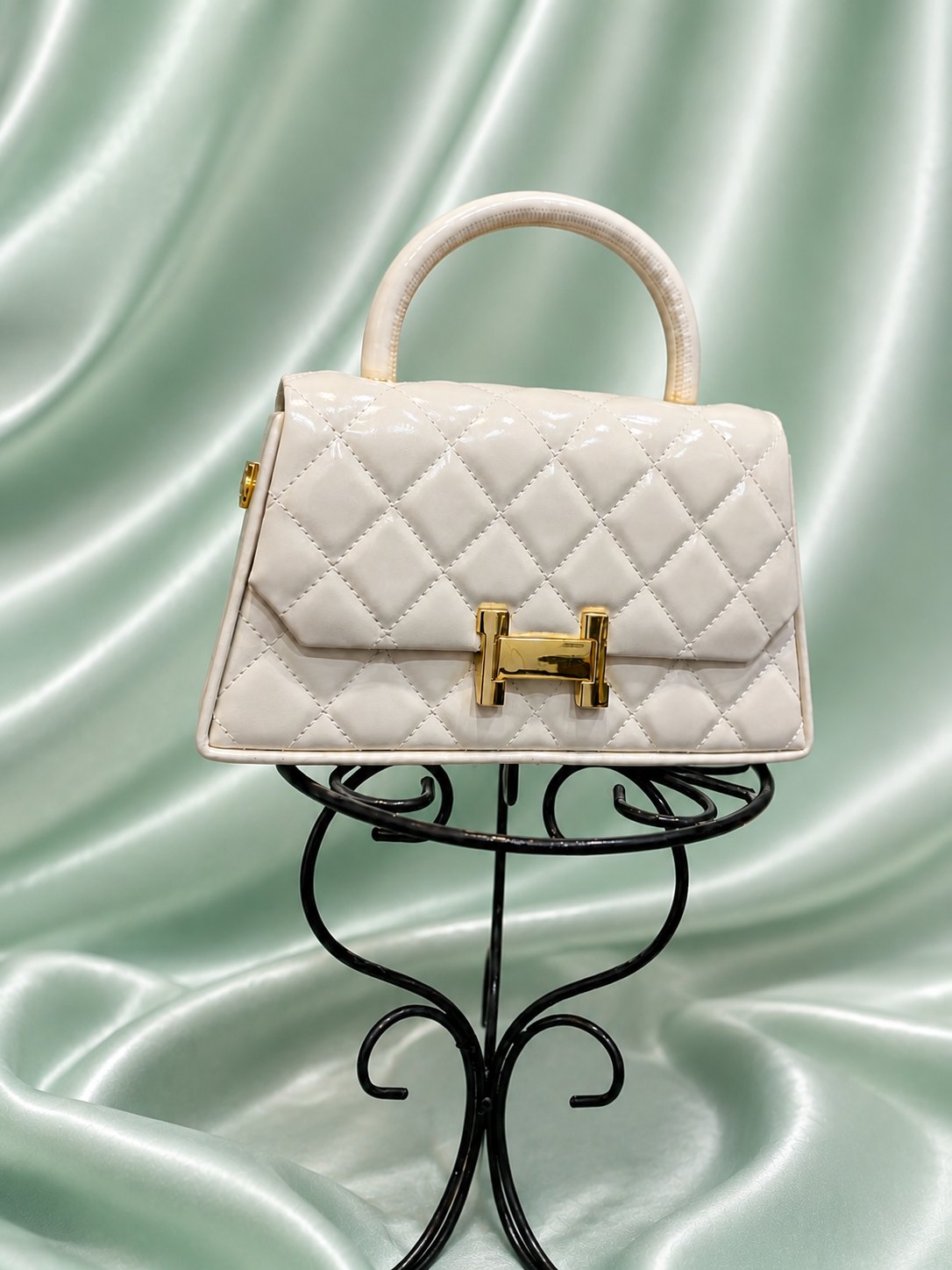 Imported Milky White Sling Bag