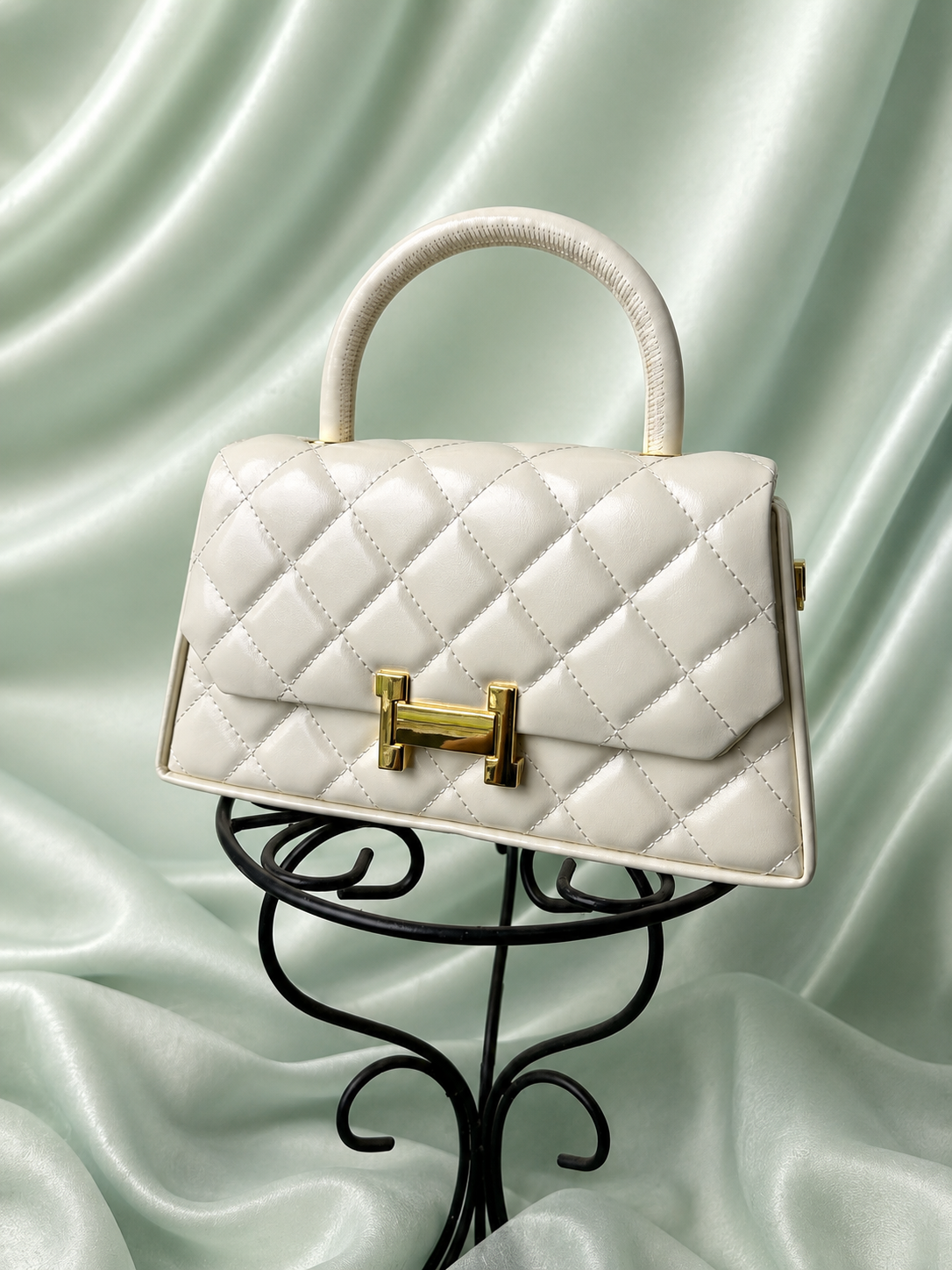Imported Milky White Sling Bag