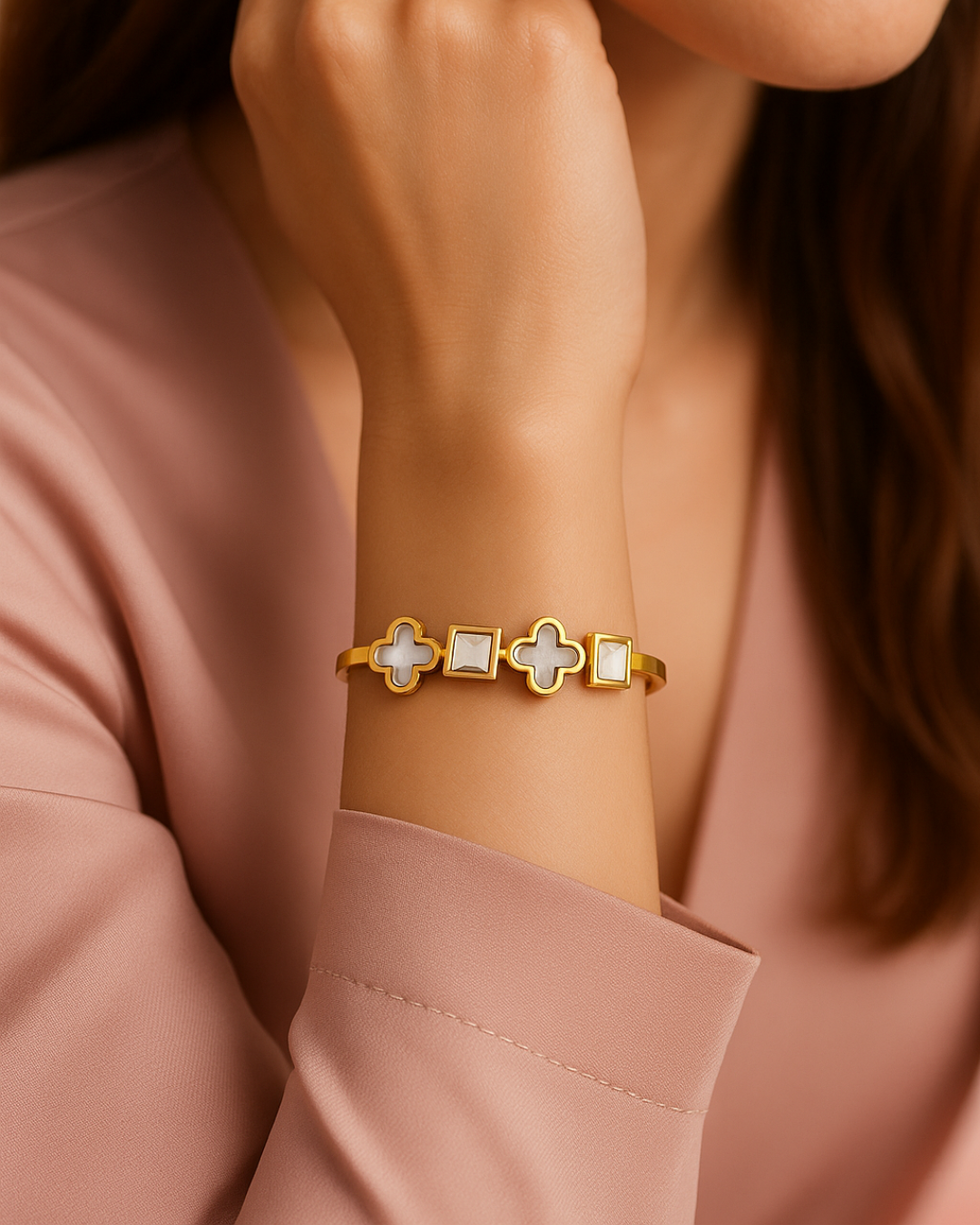 Gilded Glamour Bracelet